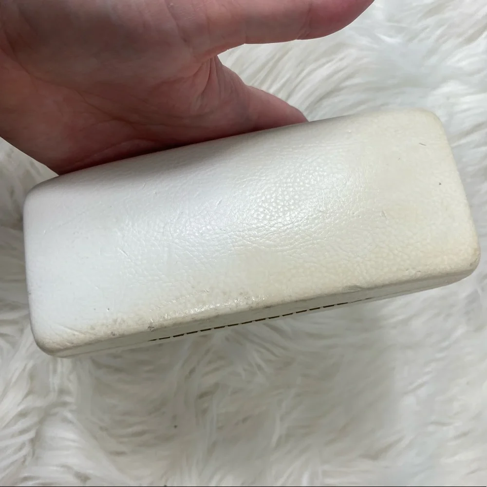 VERSACE white eyeglass sunglasses case